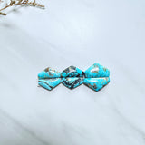Medium Sky Blue Freeform Sand Hill Turquoise, Set of 6 Background