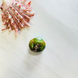 Large Sea Green Oval Treasure Mountain Beads Background