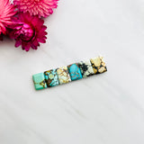 Medium Mixed Bar Mixed Turquoise, Set of 6 Background