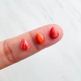 6x8mm Teardrop Spiny Oyster, Set of 2