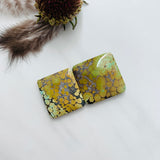 Large Royal Orange Square Treasure Mountain Turquoise, Set of 2 Background