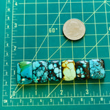 Medium Mixed Barrel Mixed Turquoise, Set of 6 Dimensions