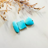Medium  Sky Blue Freeform Sleeping Beauty Turquoise, Set of 3 Background