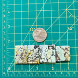 Large Royal Orange Bar Wild Horse Turquoise, Set of 4 Dimensions