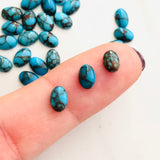4x6mm Oval Prince Egyptian, Set of 4