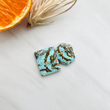Large Sky Blue Mixed Treasure Mountain Turquoise, Set of 2 Background