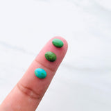 6x8mm Oval Sonoran Gold Turquoise Cabochons, Set of 2