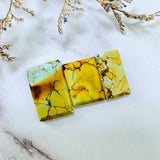 Large Royal Orange Bar Treasure Mountain Turquoise, Set of 3 Background