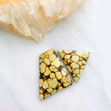 Large Light Yellow Mixed Treasure Mountain, Set of 2 Background