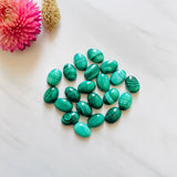 10x14mm Oval Malachite, Set of 1