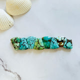 Medium Mixed Petal Mixed Turquoise, Set of 8 Background