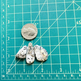 Medium White Freeform White Buffalo Dolomite, Set of 3 Dimensions