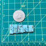 Medium Ocean Blue Barrel Yungai Turquoise, Set of 5 Dimensions
