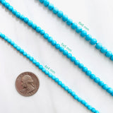 Sonoran Blue Turquoise Round Beads