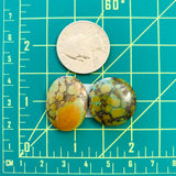 Medium Sea Green Mixed Treasure Mountain, Set of 2 Dimensions