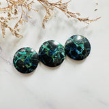 Large Ocean Blue Round Yungai Turquoise, Set of 3 Background