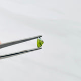 4x4mm Lime Green Round Peridot, Set of 10 Dimensions