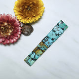 Medium Mixed Square Mixed Turquoise, Set of 8 Background