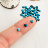3x3mm Round Prince Egyptian, Set of 10