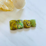 Large Royal Orange Barrel Treasure Mountain Turquoise, Set of 4 Background