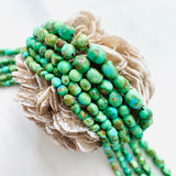Sonoran Lime Turquoise Smooth Nugget Beads