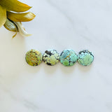 Medium Mixed Round Mixed Turquoise, Set of 4 Background