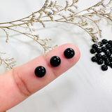 6x6mm Round Onyx, Set of 24