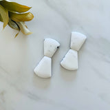Large White Freeform Wild Horse Turquoise, Set of 4 Background