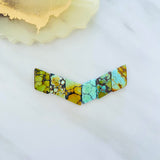 Medium Mixed Diamond Mixed Turquoise, Set of 6 Background