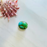 Large Sea Green Oval Treasure Mountain Beads Background