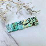 Medium Mixed Bar Mixed Turquoise, Set of 6 Background