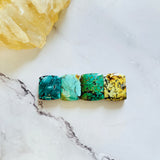 Medium Mixed Barrel Mixed Turquoise, Set of 4 Background