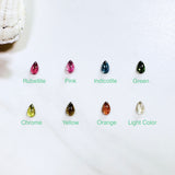3x5mm Teardrop Tourmaline, Set of 2