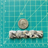 Small White Barrel White Buffalo Dolomite, Set of 5 Dimensions