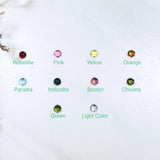 3x3mm Round Tourmaline, Set of 8