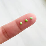 3x3mm Round Australian Gaspeite, Set of 10