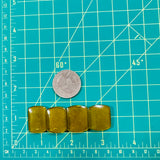 Medium Swamp Green Barrel Rosarita, Set of 4 Dimensions