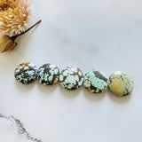 Medium Mixed Round Mixed Turquoise, Set of 5 Background