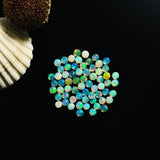 4x4mm Round Opal, Set of 4