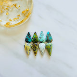 Medium Mixed Teardrop Mixed Turquoise, Set of 8 Background