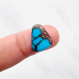 Small Sky Blue Triangle Bisbee Turquoise Background