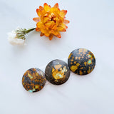 Medium Earth Brown Round Treasure Mountain, Set of 3 Background