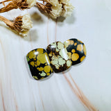 Medium Royal Orange Mixed Treasure Mountain Turquoise, Set of 3 Background