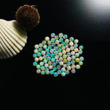 5x5mm Round Opal, Set of 4