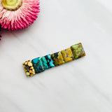 Medium Mixed Bar Mixed Turquoise, Set of 6 Background