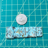 Large Sky Blue Bar Yungai Turquoise, Set of 5 Dimensions