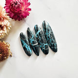 Large Ocean Blue Surfboard Yungai Turquoise, Set of 4 Background