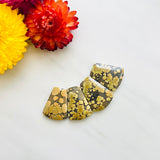 Large Royal Orange Freeform Treasure Mountain Turquoise, Set of 4 Background