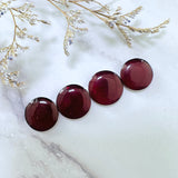 Medium Red Round Rosarita, Set of 4 Background