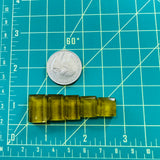 Medium Swamp Green Bar Rosarita, Set of 5 Dimensions